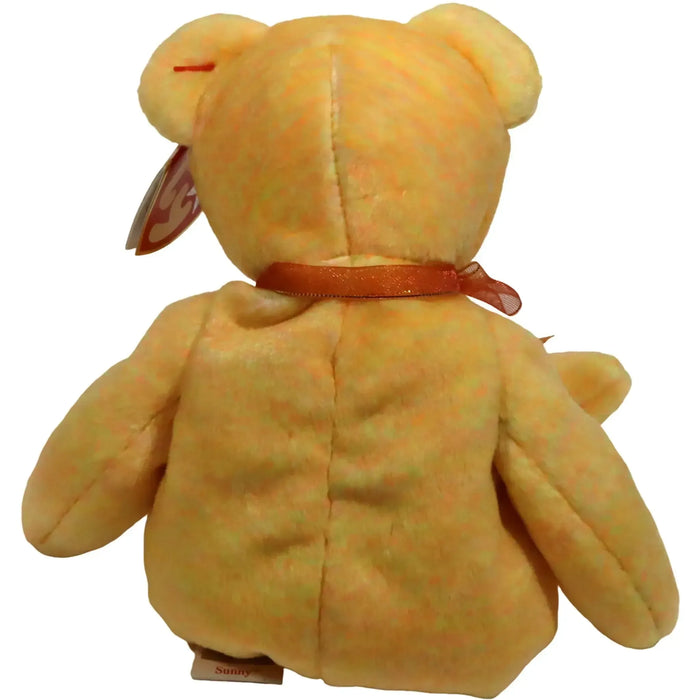 Sunny the Yellow Bear Plush (8") - Ty - Original Beanie Babies Series (2000)