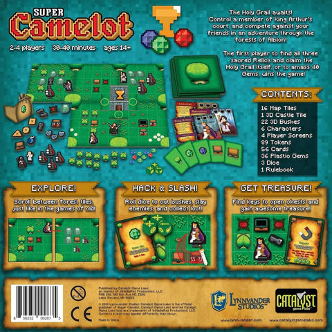 Super Camelot - Retro Adventure Board Game for Family, Adults, and Children (2-4 Players, Ages 13+) - Catalyst Game Labs - Image 2