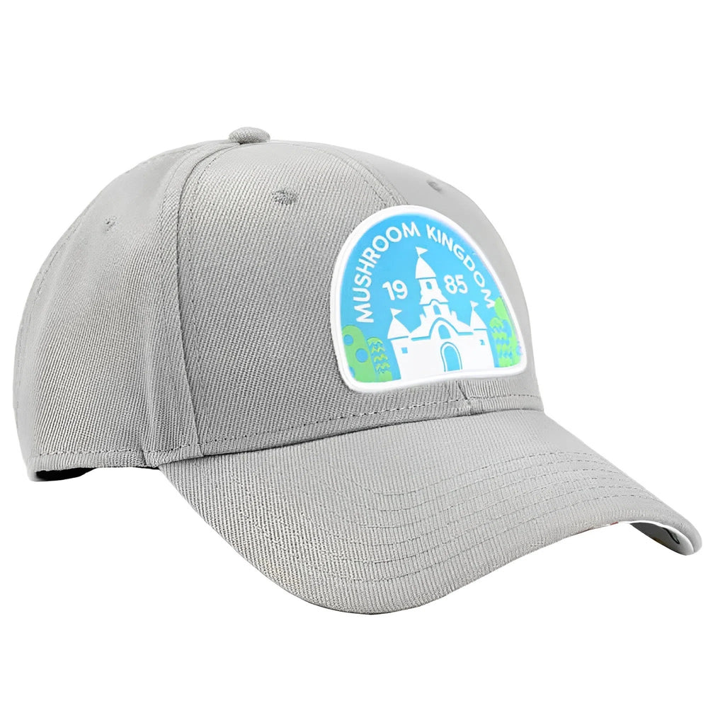 Super Mario Bros. - 1985 Mushroom Kingdom Gray Patch Hat - Bioworld