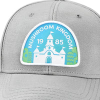 Super Mario Bros. - 1985 Mushroom Kingdom Gray Patch Hat - Bioworld- Image 5