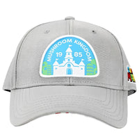Super Mario Bros. - 1985 Mushroom Kingdom Gray Patch Hat - Bioworld- Image 1