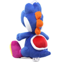 Super Mario Bros. - Blue Yoshi Plush (8") - Little Buddy- Image 2