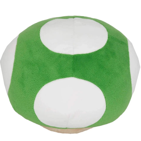 Super Mario Bros. - Green 1-Up Mushroom Plush (6