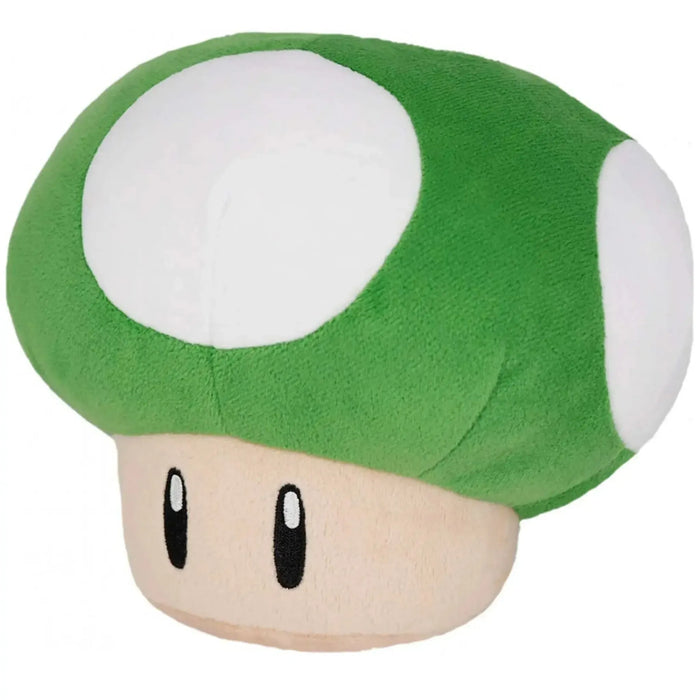 Super Mario Bros. - Green 1-Up Mushroom Plush (6") - Little Buddy
