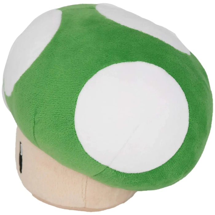 Super Mario Bros. - Green 1-Up Mushroom Plush (6") - Little Buddy