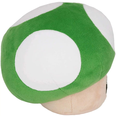 Super Mario Bros. - Green 1-Up Mushroom Plush (6