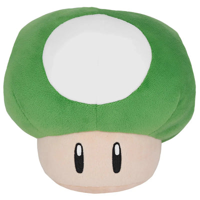 Super Mario Bros. - Green 1-Up Mushroom Plush (6