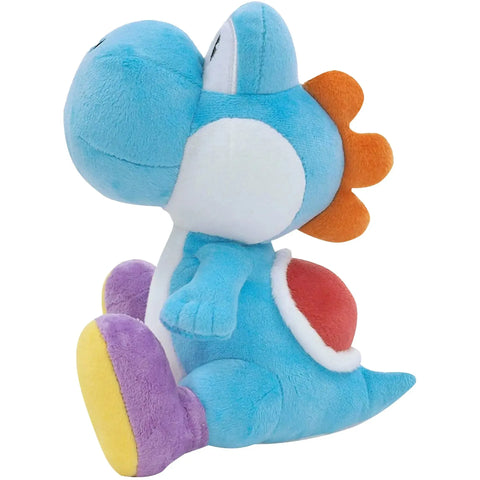 Super Mario Bros. - Light Blue Yoshi Plush (8