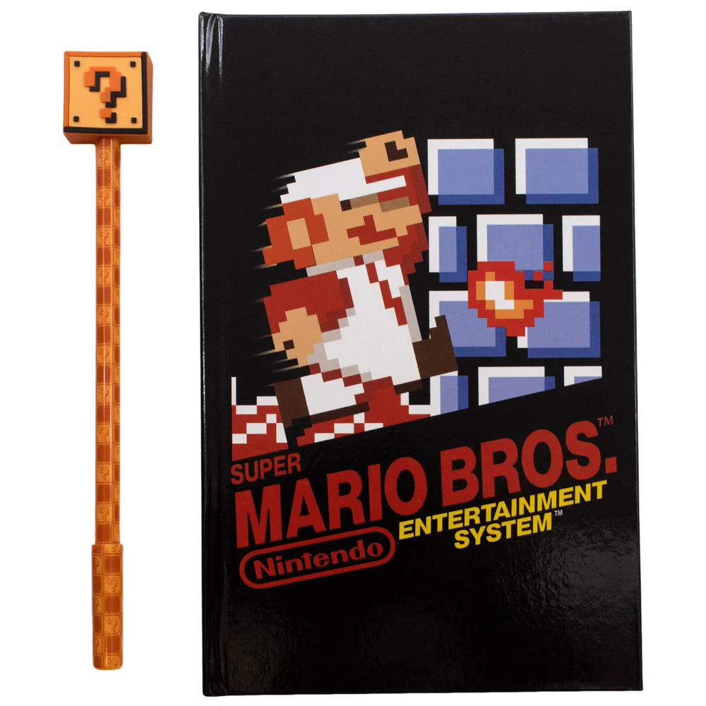 Super Mario Bros. - Overworld Collector's Gift Box Set - Culturefly - Plush Pillow, Throw Blanket, Pin Badge, Journal & Pen, Vinyl Figure