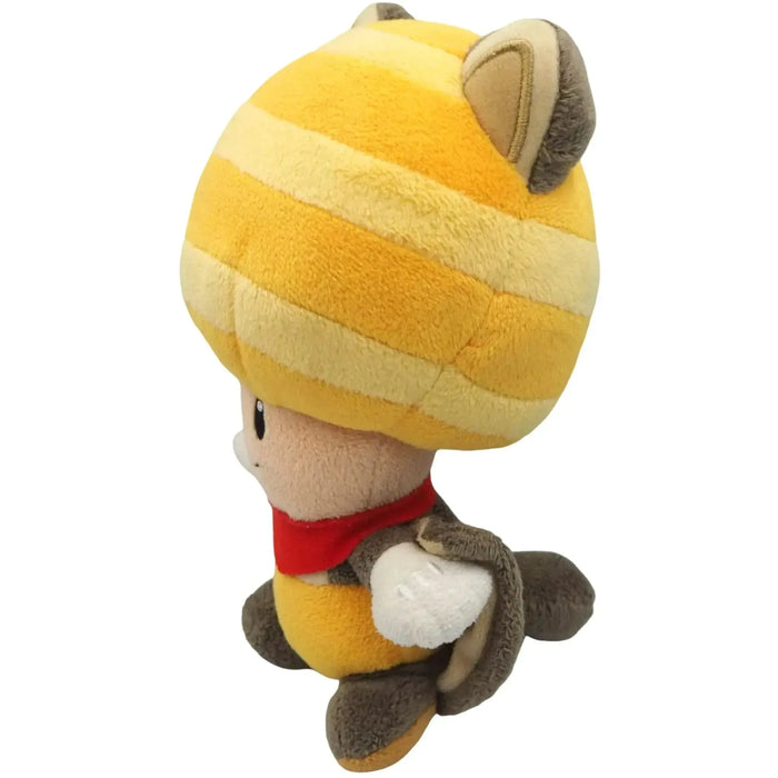Super Mario - Flying Squirrel Yellow Toad Plush (8") - Little Buddy