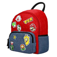 Super Mario - Game Character Patches Mini Backpack (Embossed) - Bioworld- Image 3
