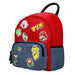 Super Mario - Game Character Patches Mini Backpack (Embossed) - Bioworld