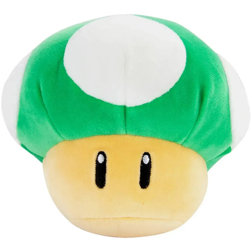 Super Mario - Green 1-Up Mushroom Plush (6") - Tomy - Club Mocchi Mocchi Series