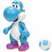 Super Mario - Light-Blue Yoshi with Egg Action Figure (4") - Jakks Pacific