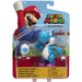 Super Mario - Light-Blue Yoshi with Egg Action Figure (4") - Jakks Pacific