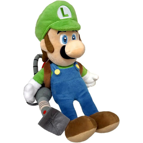 Super Mario - Luigi with Poltergust Ghost Vacuum Plush (10.5