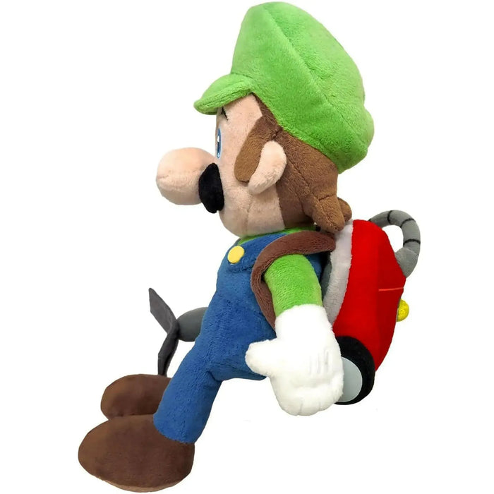 Super Mario - Luigi with Poltergust Ghost Vacuum Plush (10.5") - Little Buddy