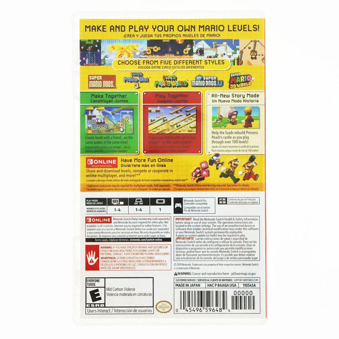 Super Mario Maker 2 - Nintendo Switch