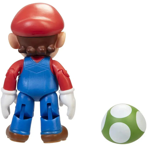 Super Mario - Mario with 1-UP Mushroom Action Figure (4