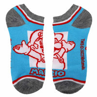 Super Mario - Mixed Icons Ankle Socks (5 Pairs) - Bioworld- Image 4