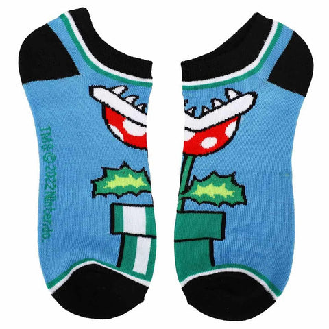 Super Mario - Mixed Icons Ankle Socks (5 Pairs) - Bioworld
