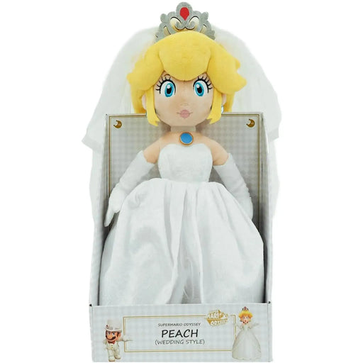 Super Mario Odyssey - Wedding Style Princess Peach Bride Plush (14") - Little Buddy