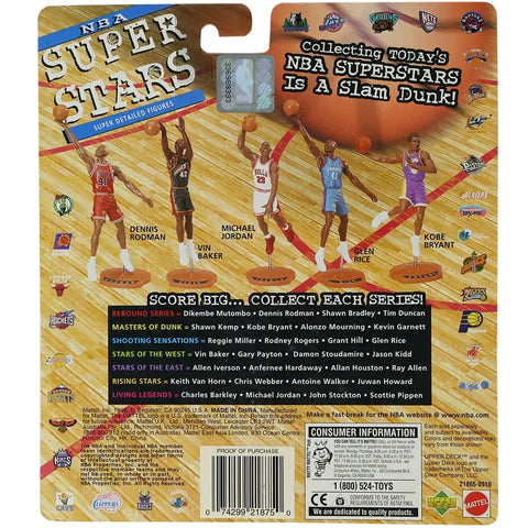 Super Stars [NBA: San Antonio Spurs] - 1998/1999 Season Tim Duncan Figure - Mattel - NBA Court Collection Series