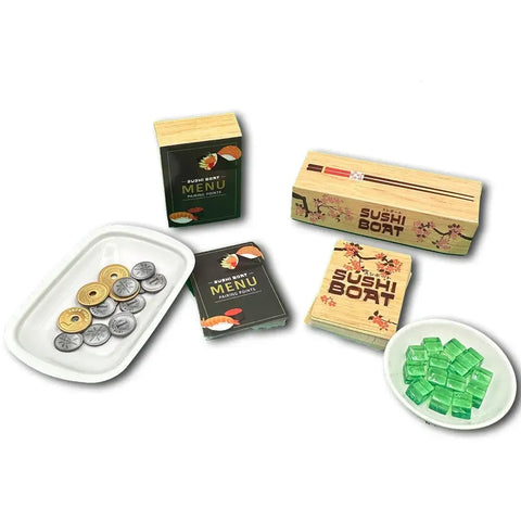 Sushi Boat - Party Food Anime Board Game for Family, Adults, and Children (2-5 Players, Ages 8+) - Japanime Games