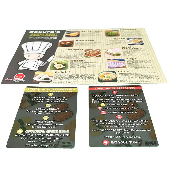 Sushi Boat - Party Food Anime Board Game for Family, Adults, and Children (2-5 Players, Ages 8+) - Japanime Games