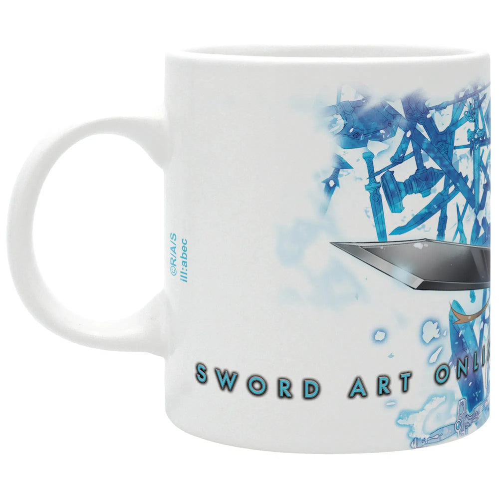 Sword Art Online - Asuna & Kirito Dual Wield Swords Mug (Ceramic, 11 oz.) - ABYStyle