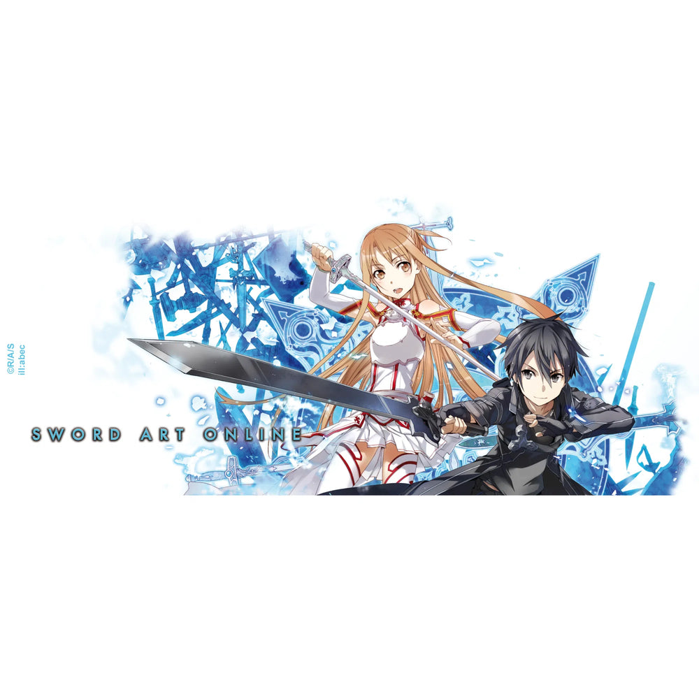 Sword Art Online - Asuna & Kirito Dual Wield Swords Mug (Ceramic, 11 oz.) - ABYStyle