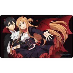 Sword Art Online - Devil Kirito & Asuna Card Game Standard Size Playmat - Japanime Games - Player's Choice Game Accessories Series