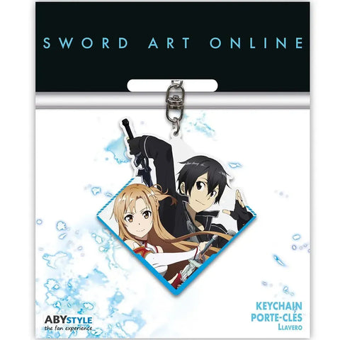 Sword Art Online - Kirito & Asuna Keychain (Acrylic) - ABYstyle
