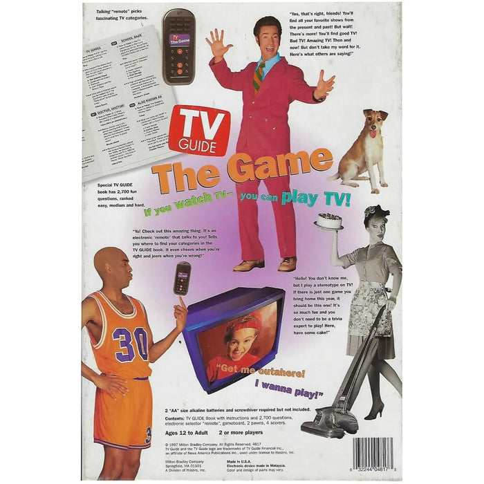 TV Guide: The Game - Trivia Television Board Game for Family and Adults (2+ Players, Ages 12+) - ...