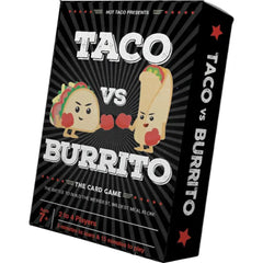 Taco vs Burrito - Party Food Card Game for Family, Adults and Children (2-4 Players, Ages 7+) - Hot Taco