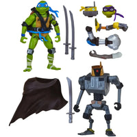 Tales Of The Teenage Mutant Ninja Turtles - Leonardo & Mechazoid Action Figure Set - Playmates Toys - Mutations: Mix 'N Match Series