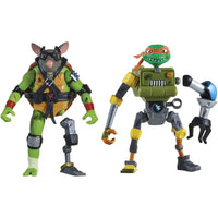 Tales Of The Teenage Mutant Ninja Turtles - Raphael & Metalhead Action Figure Set - Playmates Toys - Mutations: Mix 'N Match Series