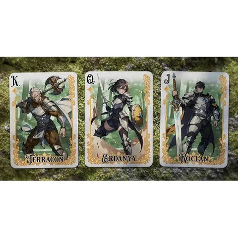 Tales of Gaia: Daydream Edition - Premium Fantasy Elemental Playing Cards - Wonderland Workshop - KardecK Series
