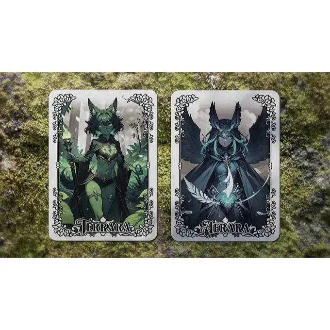 Tales of Gaia: Daydream Edition - Premium Fantasy Elemental Playing Cards - Wonderland Workshop - KardecK Series