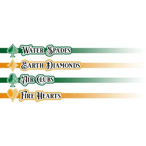 Tales of Gaia: Daydream Edition - Premium Fantasy Elemental Playing Cards - Wonderland Workshop - KardecK Series