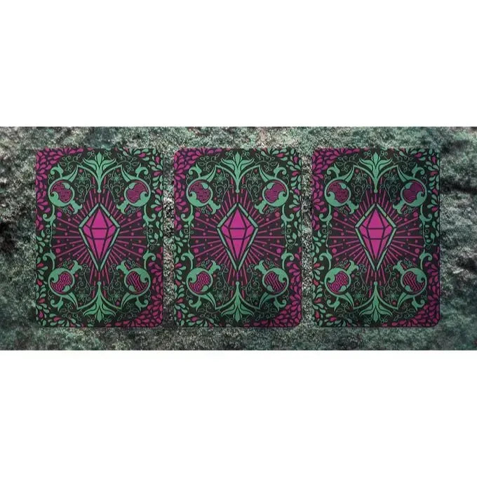 Tales of Gaia: Nightshade Edition - Premium Fantasy Elemental Playing Cards - Wonderland Workshop - KardecK Series