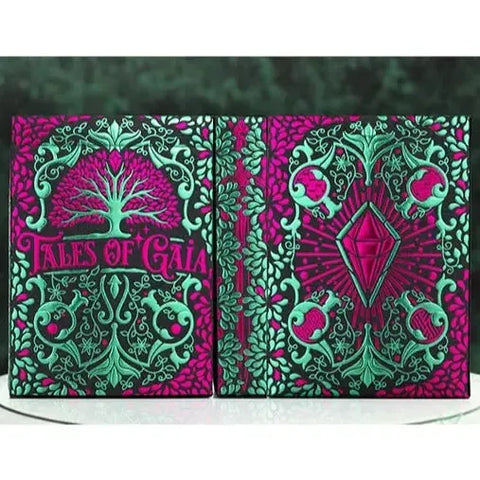 Tales of Gaia: Nightshade Edition - Premium Fantasy Elemental Playing Cards - Wonderland Workshop - KardecK Series