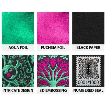 Tales of Gaia: Nightshade Edition - Premium Fantasy Elemental Playing Cards - Wonderland Workshop - KardecK Series