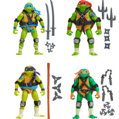 Tales of the Teenage Mutant Ninja Turtles - Mix ‘N Match Turtles 4-Pack Action Figure Set (Leonardo, Donatello, Michelangelo, Raphael) - Playmates Toys - (2024)