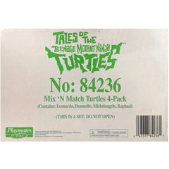 Tales of the Teenage Mutant Ninja Turtles - Mix ‘N Match Turtles 4-Pack Action Figure Set (Leonardo, Donatello, Michelangelo, Raphael) - Playmates Toys - (2024)