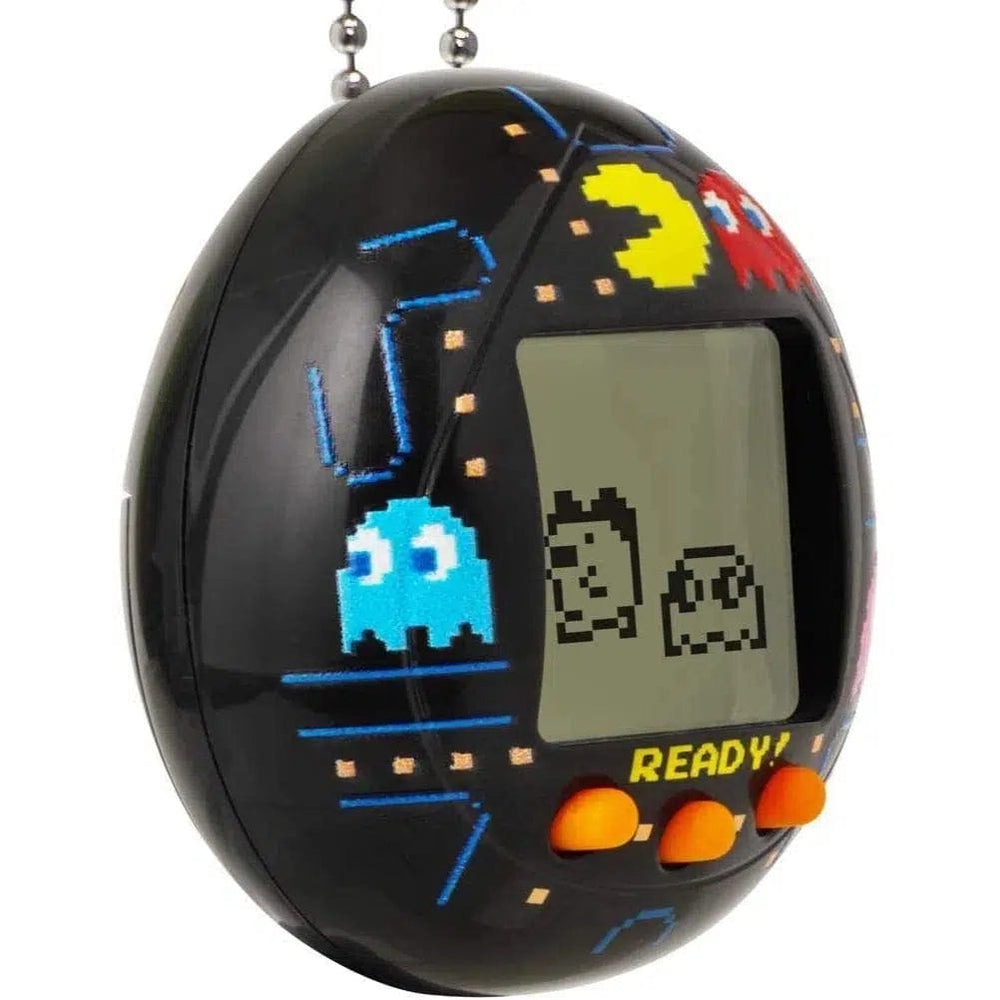 Tamagotchi [Pac-Man] - Digital Pet Handheld Electronic Toy Keychain (Black) - Bandai