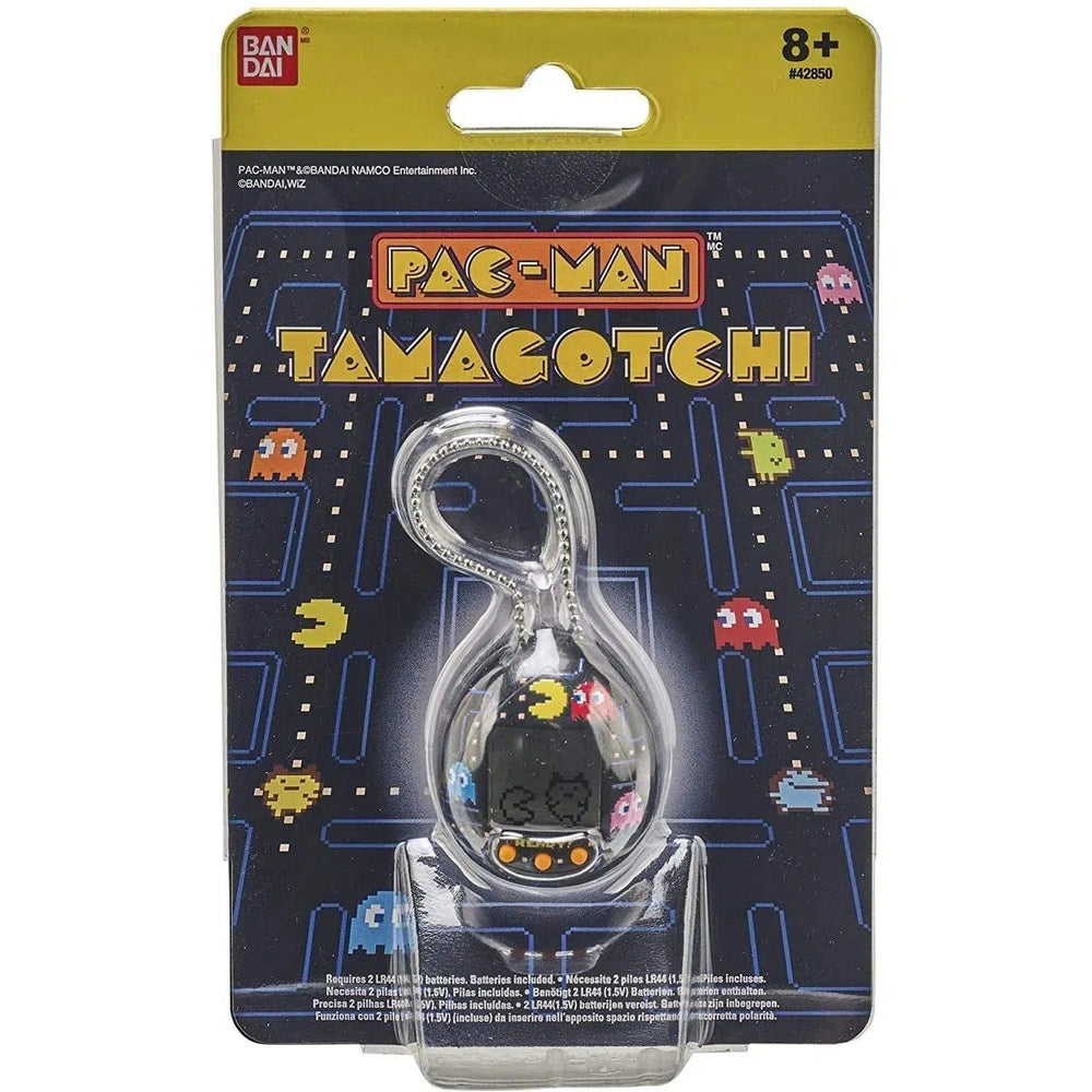 Tamagotchi [Pac-Man] - Digital Pet Handheld Electronic Toy Keychain (Black) - Bandai