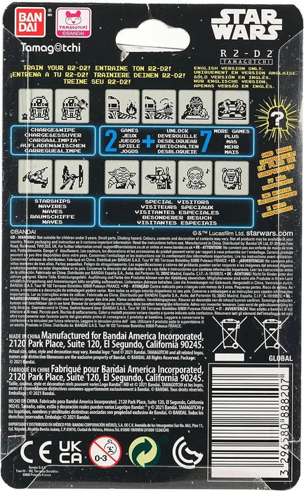 Tamagotchi [Star Wars] - Classic White R2-D2 Electronic Pet - Nano Series