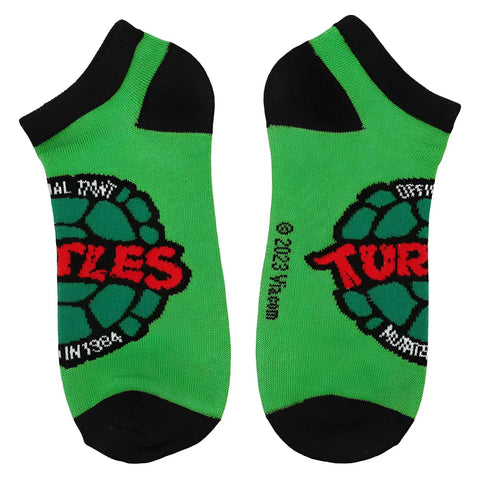 Teenage Mutant Ninja Turtles - 1984 Retro Turtles Ankle Socks Set (5 Pairs) - Bioworld