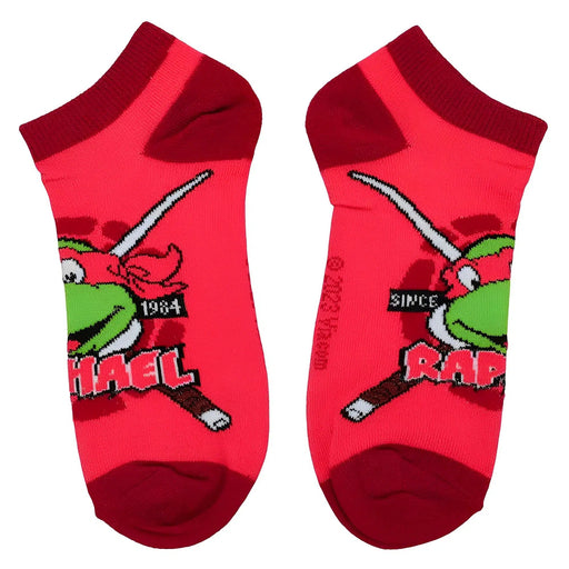 Teenage Mutant Ninja Turtles - 1984 Retro Turtles Ankle Socks Set (5 Pairs) - Bioworld